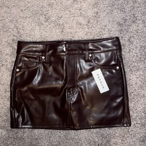 NWT Pacsun mini leather skirt